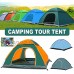 Brawdress Tente dôme pour camping tente familiale avec double fermeture éclair en maille haute densité durable portable facile à utiliser pour l'extérieur
