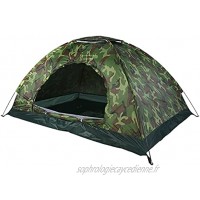 Dioche Tente Dôme Camouflage Etanche 2 Personnes Tente de Camping Bivouac Imperméable Anti UV