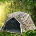 Feixunfan Tente Grand Espace 3-4 Personnes et Mosquito antipluie Crème Solaire Tente Double Couche Tente Camping Camouflage pour Les Voyages de Randonnée Couleur : Camouflage Size : 3-4people