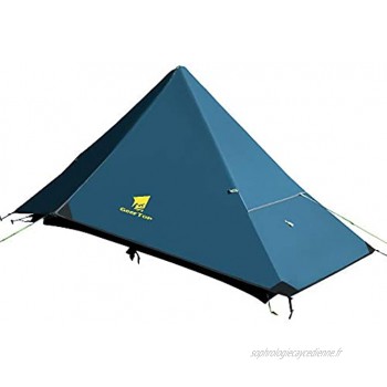 Geertop Tente de randonnée 1 Personne 4 Saisons Tente de Camping légère extérieure étanche Unique pour l'alpinisme Randonnée Voyage