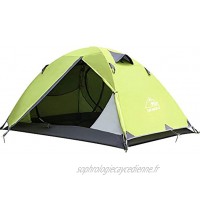 Hewolf Tente à Dos Tente légère pour 2 Personnes Tente de Camping à dôme Double Couche