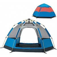 OUWTE tentes de Camping abris Tente Automatique Pop-up pour 3-4 Personnes |Auvent de Tente de dôme hydraulique pour Le Camping |Facile à Installer