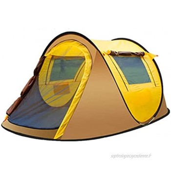 Qianglin Tente de Camping 3 4 Man Tente Festival Essential Family Dome Tente Tente de Camping 100% étanche