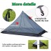 Tentock 3 Saisons Tente Pyramidale Extérieure 1 Personne Imperméable Ultra-Léger Tente de Camping pour Voyager Trekking Alpinisme