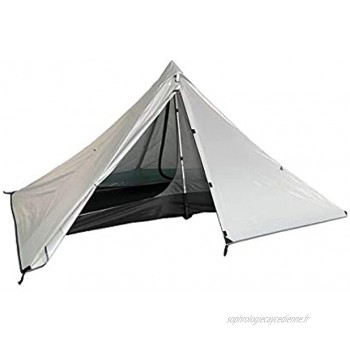 Tentock 3 Saisons Tente Pyramidale Extérieure 1 Personne Imperméable Ultra-Léger Tente de Camping pour Voyager Trekking Alpinisme