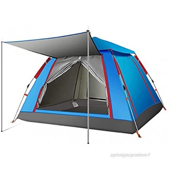 Zelt Tentes Dôme 2 Und 4 Personen，Tente Escamotable Wasserdicht Sofortiges Aufstellen Für Trekking Outdoor Festival Camping Rucksack