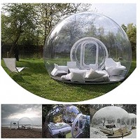 CCAN Tente de Bulle Gonflable Maison extérieure Tunnel Unique Famille Camping arrière-Cour tentes Transparentes de dôme d'air Happy Life