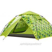 JIAGU Tentes légères Pop Up instantanée Backpacking Tente for la Chasse en Plein air Randonnée Escalade Voyage Tente imperméable Portable Tente de Plage Color : Green Size : One Size
