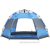 JIAGU Tentes légères Portable Tente extérieure étanche Famille Tente de Camping Deux imperméables Couleurs en Option Sac à Dos Tente Tente de Plage Color : Blue Size : One Size