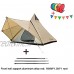 JTYX Camping Pyramide Tipi Tente Extérieure Portable Étanche Double Couches Indien Tipi Tente Famille Camping Tente pour Randonnée en Plein Air