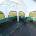 JTYX Tente Dôme Festival avec Tente Pop Up 12 Fenêtres Tente Instantanée 8-12 Personnes Grande Tente de Camping Familiale Tentes Extérieures Imperméables avec 2 Chambres 1 Salon
