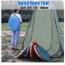JUNMAIDZ Tente Portable Privacy Douche Toilette Camping Camouflage Tente De Camouflage Jeton UV Pansement Latrine Toilette Oiseau Voulant Tente Changeante avec Sac Color : Green