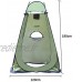 JUNMAIDZ Tente Portable Privacy Douche Toilette Camping Camouflage Tente De Camouflage Jeton UV Pansement Latrine Toilette Oiseau Voulant Tente Changeante avec Sac Color : Green