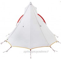 LMJ Ultraléger Camping Tente Simple Installation Facile Double Couche Tente instantanée étanche for extérieur Randonnée Color : White