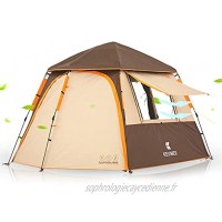 LULUVicky Camping Tente Extérieur Automatique Mesh Portable Sun Shelter Pop-up Tente de Camping Chapiteau Color : Brown Size : One Size