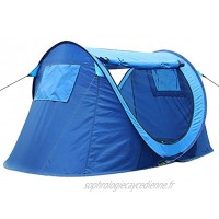 LULUVicky Camping Tente Instantané Pop Up Family Camping Tente de Pique-Nique Randonnée Pêche Chapiteau Color : Blue Size : One Size