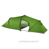 LXX Tente Tente 2 ultraléger Camping Personne Installation Facile Double Couche Tente Tunnel étanche for la Famille Randonnée à vélo tentes Color : Green