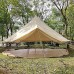 Massage-AED Tentes Bell extérieures Grande Tente de yourte de Glamping en Toile imperméable avec Tapis de Sol zippé et cheminée pour Camping Familial randonnée abri de fête 3 4 5 6m