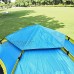 RYSF Tente de camping automatique pour 5 à 8 personnes 2 portes et 4 fenêtres Étanche Protection solaire Protection UV Grand espace Yourte de Mongolie Couleur : bleu