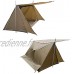 TAOBEGJ Tente Tunnel | Tente Triangulaire pour 1-2 Personnes | Tente De Camping Portative | Ultra-léger Étanche | Tente pour Le Trekking Le Camping L'extérieur La Randonnée,Brown