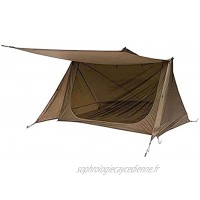 TAOBEGJ Tente Tunnel | Tente Triangulaire pour 1-2 Personnes | Tente De Camping Portative | Ultra-léger Étanche | Tente pour Le Trekking Le Camping L'extérieur La Randonnée,Brown