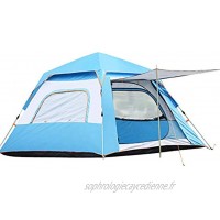 tent de Camping familiale à Double Couche Automatique épaississant la de Protection Contre Le Vent et Les UV Portable de Cabine instantanée d'alpinisme