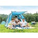 Tente Automatique de Camping en Plein air à Ouverture Rapide Parc de Pique-Nique Familial Tente Anti-Pluie et écran Solaire 3-4 Personnes