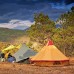 Tente extérieure de Cloche de Toile Tente de Toile Ignifuge de 4M yourte de Tente de Glamping de Grande Toile de Luxe de 4 Saisons pour la Partie de randonnée de Camping