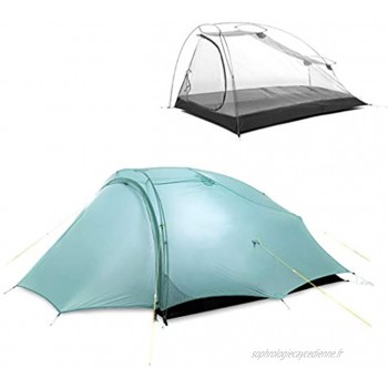 ZYM Tentes chapiteaux Tente 2 ultraléger Camping Personne Installation Facile Double Couche Tente instantanée étanche for la Famille randonnée pédestre Tentes instantanées Color : Green