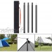 Generic Poteau de Tente de Rechange en Fer Poteaux de Support de Tente de Camping Kit de Remplacement de poteaux de Tige de Tente de Camping 1 Poteau