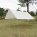 Jayehoze Tent Kit de poteaux de Tente en Aluminium Poteaux de bâche de Tente Robustes Diamètre de la Tige: 19 mm 0,75 Pouces Poteau de Support d'auvent réglable Piquets de Tente de Voiture Cute
