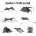 SFITVE 310 cm Mât de Tente,Aluminum Alloy Télescopique Réglable Mat Tige de Tente pour Camping Randonnée Backpacking Picnic Tente Camping Accessoires Piquet Voile d'ombrageSize:1 pc,Color:Noir