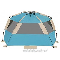 FLZXSQC Tente de plage pop-up automatique pour 2 à 3 personnes portable résistante à l'eau facile à installer sac de transport
