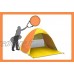 JKXWX Tente de Plage Pop-up Automatique Fermeture éclair 3-4 Personnes Anti-UV,imperméable,Tente instantanée pour Camping en Plein air,pour Enfants Adultes,familles,Plage,Camping