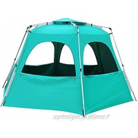 JTYX Tente de Camping pour 5-8 Personnes Tente Automatique étanche avec Double Porte Tente instantanée Portable abri Solaire pour Camping en Plein air Randonnée Pêche