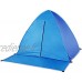 Pop Up Tent Beach Sun Tente Automatique Pliable Instantanée Sun Tente Tente Anti Uv Compacte Pour La Plage Jardin Camping Bleu Xl