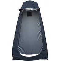 QQLK Portable Pop Up Modification Tente Toilettes pour Camping & Beach Douche De Campement Instantané Lightweight & Solide Facile Ensemble Pliable Noir