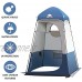Qweidown Tente de douche camping 160 x 160 x 240 cm L x l x H tente de toilette tente vestiaire avec sac de rangement toilettes mobiles vestiaires imperméable protection solaire