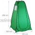 Relaxdays Tente de Douche Camping Pop Up Cabine d’essayage Jardin & Outdoor Portable 200 x 120 x 120 cm Vert