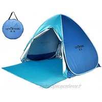 skrskr Tente de Camping en Plein air Pop-up Tente Amusante Tente instantanée Automatique Tente de Protection Tente Pare-Soleil auvent pour Camping Plage arrière-Cour