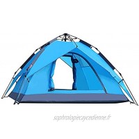 SXLHZPD Abris de Camping,Tente Bivouac Tentes Automatiques pour 4-6 Personnes pour Le Camping | Tente Escamotable Résistante À l'eau avec Sac De Transport pour Pique-Nique De Randonnée Pédestre