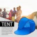 Tentache Anti-UV Tente De Plage Instantanée Portable Escamote pour La Plage Le Jardin Le Camping La Pêche Le Pique-Nique