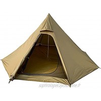 Tente avec Chambres Tente tipi Pyramide de Camping Comprenant Une Tente intérieure et extérieure Tente extérieure pour la Cuisine Parfaite pour Le Camping la randonnée Le bushcraft Les Voyages