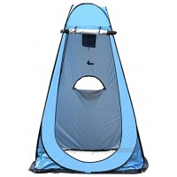 Tente de Douche intimité UPF40 + Tente de Toilette de Camping en Plein air Portable étanche avec fenêtre et Sac de Transport pour Le Bain de pêche en Plein air