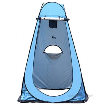 Tente de Douche intimité UPF40 + Tente de Toilette de Camping en Plein air Portable étanche avec fenêtre et Sac de Transport pour Le Bain de pêche en Plein air