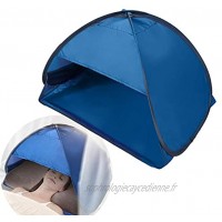 Tente de soleil de plage pop-up abri personnel portable tente de protection d'ombre de tête de visage mini abri solaire pour protection solaire personnelle abri avec sac de support de téléphone