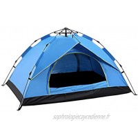 ZQWE Tente Pop Up Tente 2-4 Personnes Rapide Tente de Camping 3 Seconds Instant Automatique Portable Sac à Dos Tente Imperméable Anti-UV pour Camping Plage Jardin Famille