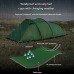 0℃ Outdoor Tente de Camping Familiale Tunnel avec Entrée Couverte 4 Places Tente 4 Saisons Classique Ultra Légère 100% Imperméable à Tapis de Sol Cousu pour Les Sports de Plein Air