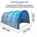 BAJIE Tente Grande Tente de Camping Étanche Toile en Fibre De Verre 5 8 Personnes Famille Tunnel Tentes Équipement en Plein Air Alpinisme Partie
