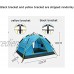 HYAN Tentes Tunnel Tente de Camping familiale de la Tente 3 4 Personne avec 2 Portes et 4shsh Windows Double Couche de Tente instantanée Automatique Pop Up tipi Color : Blue
